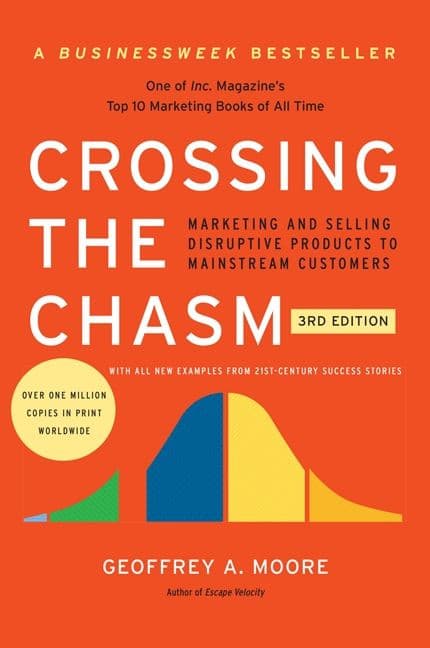 Crossing the Chasm by Geoffrey A. Moore book cover