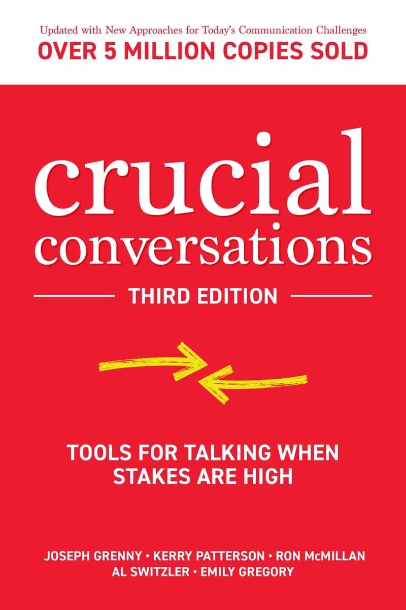 Crucial Conversations by Grenny, Patterson, McMillan, Switzler book cover
